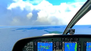 😮Flight Simulator 2020 Kerama Airport Landing Challenge Cessna 208 B Grand Caravan EX