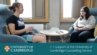 1-1 support at the University of Cambridge Counselling Service