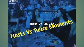 Twice Vs Host Moments in Breakthrough Awards 2023