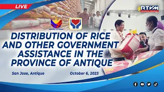 Distribution of Rice in the Province of Antique 10/06/2023