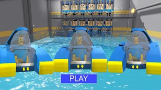 WATER BARRY'S PRISON RUN Obby New Update Roblox - All Bosses Battle Walkthrough FULL GAME #roblox