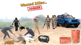 Wanted Diller Vs Ziddi Police || Police Arrested In Wanted Diller || Amazing Village Story Video