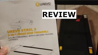 UREVO 3-in-1 folding treadmill Review