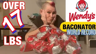 WENDY’S BACONATOR 17 LB CHALLENGE - HITCHVILLE SPONSORED - MOM VS FOOD