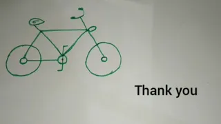 Cycle hand drawing