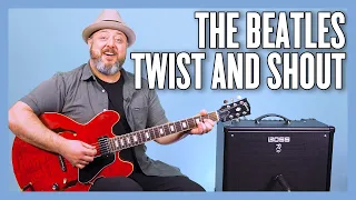 The Beatles Twist and Shout Guitar Lesson + Tutorial