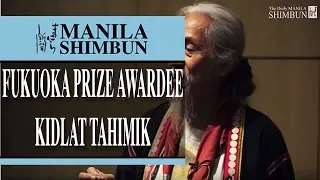 Fukuoka Prize Awardee Kidlat Tahimik