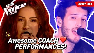 SUPERSTAR COACHES perform in The Voice Kids! 🤩 | Top 10