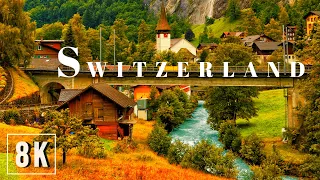 Switzerland in 8K ULTRA HD HDR - Heaven of Earth | Switzerland 8K 60 FPS #switzerland #8k