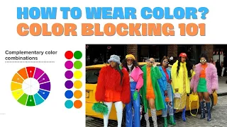 HOW TO WEAR COLOR? COLOR-BLOCKING 101 #colorfulfashion #colorblock