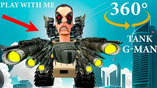 Tank G-Man |  Skibidi Toilet Finding Challenge 360º 🔍