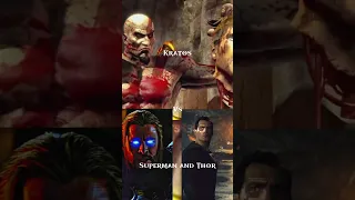 Kratos VS marvel DC and gow