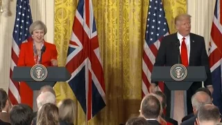 Trump Press Conference with British PM Theresa May (Full Presser) | ABC News