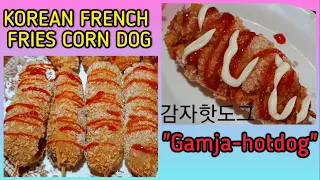 KOREAN FRENCH FRIES CORN DOG I GAMJA-HOTDOG I 감자핫도그