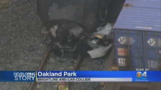 Fatal Brightline Train Vs. Vehicle Collision Investigated In Oakland Park