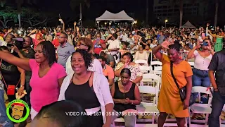 KEVIN DOWSWELL AND BOUNTY KILLA PERFORMANCE AT LABOUR DAY GOSPEL CONCERT AT EMANCIPATION PARK