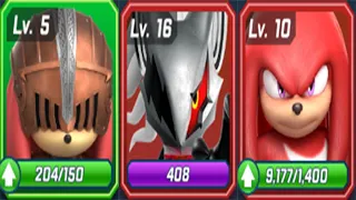 Sonic Forces Speed Battle - Both Knuckles Sir Gawain and Movie vs Challenger Infinite Gameplay