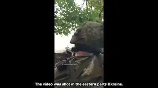 🔴 Ukrainian Azov Fighter Fires At Russian Forces With German MG3 Machine Gun