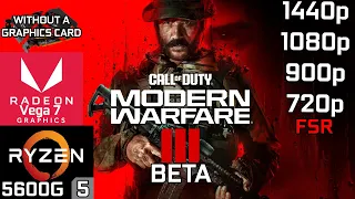 Call of Duty Modern Warfare III - Ryzen 5 5600G Vega 7 & 16GB RAM