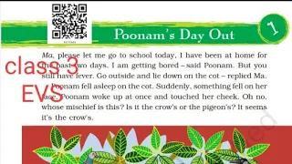poonam's day out Explanation in hindi with Question answer NCERT evs ch1 class3 by Time to Read(LI)