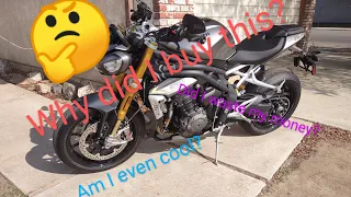 TRIUMPH SPEED TRIPLE 1200 RS ISSUES, DO I REGRET BUYING IT