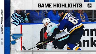 Kraken @ Blues 4/6 | NHL Highlights 2022