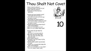 Thou Shalt Not Covet-Commandment number ten