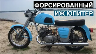 restoration of an old Soviet two-stroke motorcycle