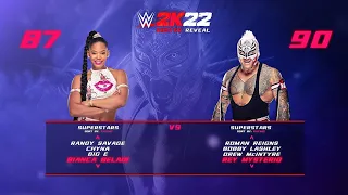 WWE 2K22 Official Roster/Rating Reveal (15+ Superstars)