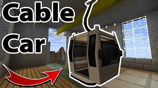 Minecraft Cable Car | Real Train Mod