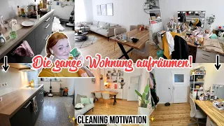 XXL Clean with me! Die GANZE Wohnung aufräumen & putzen I Meggyxoxo