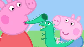 Peppa se encuentra con Dino Roar | Kids First | Peppa Pig en Español