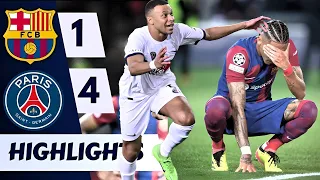 Barcelona vs PSG  (1-4) | All Goals Highlights | UEFA Champions League