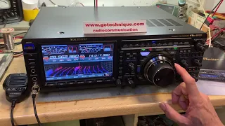 FTDX101D YAESU Radio HF TOUS MODES Presentation GoTechnique