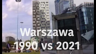 Jak zmieniła się Warszawa przez 30 lat wolności? Porównanie lat 90 do 2021 roku