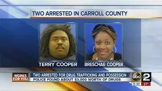 Carroll County duo charged with drug trafficking, possession of an illegal firearm