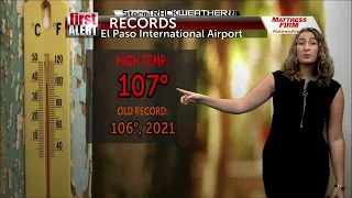 ABC-7 First Alert: New high record set in El Paso, hot tomorrow