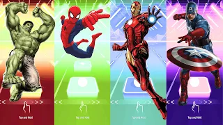 Tiles Hop Marvel & DC, Hulk vs Spiderman vs Iron Man vs Captain America