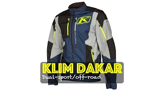 Klim Dakar Jacket - probably our favourite option for off road