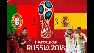 Portugal vs Spain 3-3 | All Goals & Extended Highlights | FIFA World Cup 2018