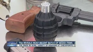 TSA shows guns, knives, other items seized at Denver airport