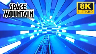 [8K] Space Mountain Full POV (Disneyland 2021 Ride) Low Light