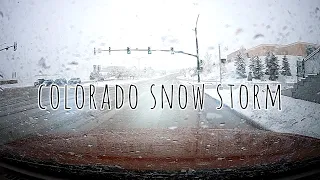 April 27 2024 Colorado Springs Snow Storm #dashcam #snow #colorado