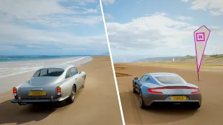 James Bond Car | Forza Horizon 4 [ Aston Martin Old - New ] 007