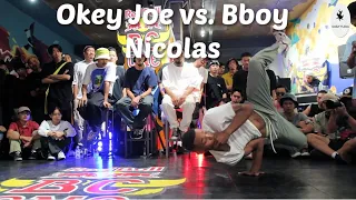 Okey Joe vs. Bboy Nicolas (Flooriorz). Red Bull BC One 2023 (Kansai)