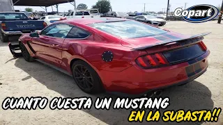 CUANTO CUESTA UN FORD MUSTANG EN LA SUBASTA DE AUTOS USA (COPART) | JON TOPS