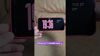 iPhone ios 17 standBy mode 🔥