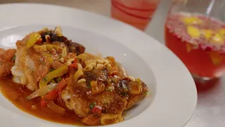 SWEET ‘N’ SAVOURY SPANISH CHICKEN with Movida’s White Sangria