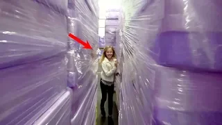 What's inside The Purple Mattress Factory?