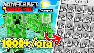 Am Construit Cea Mai Buna FERMA de CREEPERI pe Minecraft Hardcore 1.20!